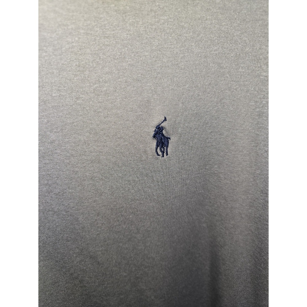 Polo Ralph Lauren Performance Polo Shirt Men XL Gray Golf Moisture Wicking - Picture 5 of 8